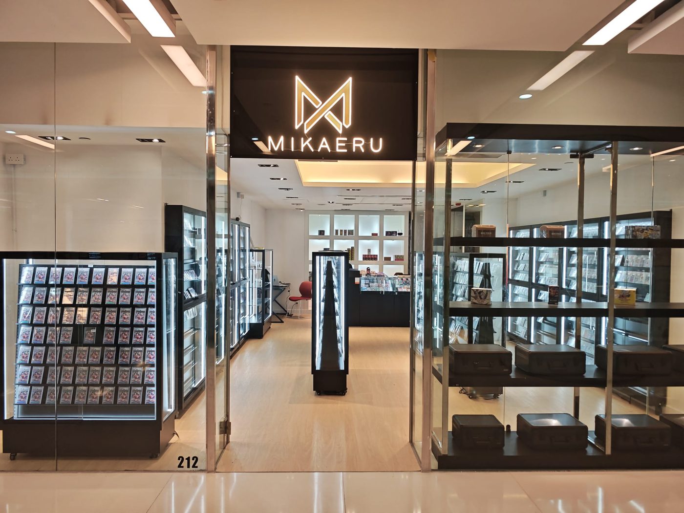 Mikaeru TCG store interior, Shop 212 iSQUARE